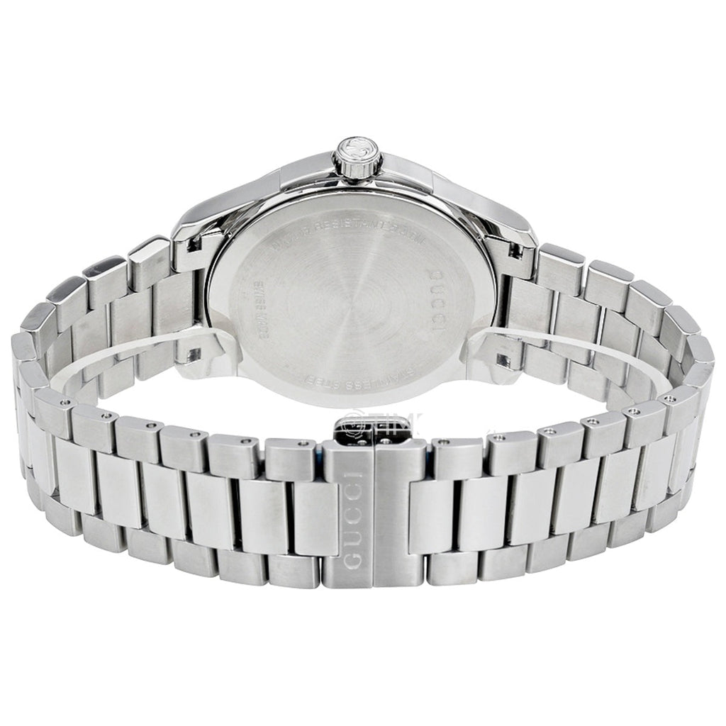 Gucci G Timeless Quartz Stainless Steel Black Dial 27mm Watch For Men - YA126522 Buy Now By Gucci