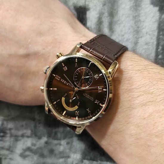 Tommy Hilfiger Kane Brown Dial Brown Leather Strap Watch for Men - 1710400 Buy Now By Tommy Hilfiger