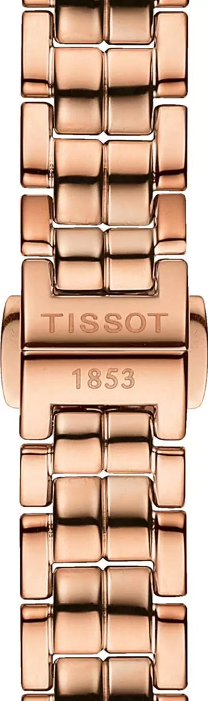 Tissot T Lady Flamingo Mother of Pearl Dial Rose Gold Steel Strap Watch For Women - T094.210.33.116.02 Buy Now By Tissot