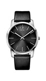 Calvin Klein City Black Dial Black Leather Strap Watch for Men - K2G21107 Buy Now By Calvin Klein