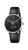 Calvin Klein High Noon Chronograph Black Dial Black Leather Strap Watch for Men - K8M271C1 Buy Now By Calvin Klein