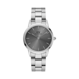 Daniel Wellington Link Grey Dial Silver Steel Strap Watch For Men - DW00100328 Buy Now By Daniel Wellington