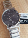 Hugo Boss Oxygen Grey Dial Silver Steel Strap Watch for Men - 1513596 Buy Now By Hugo Boss