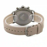 Emporio Armani Aviator Chronograph Quartz Grey Dial Beige Leather Strap Watch For Men - AR11107 Buy Now By Emporio Armani