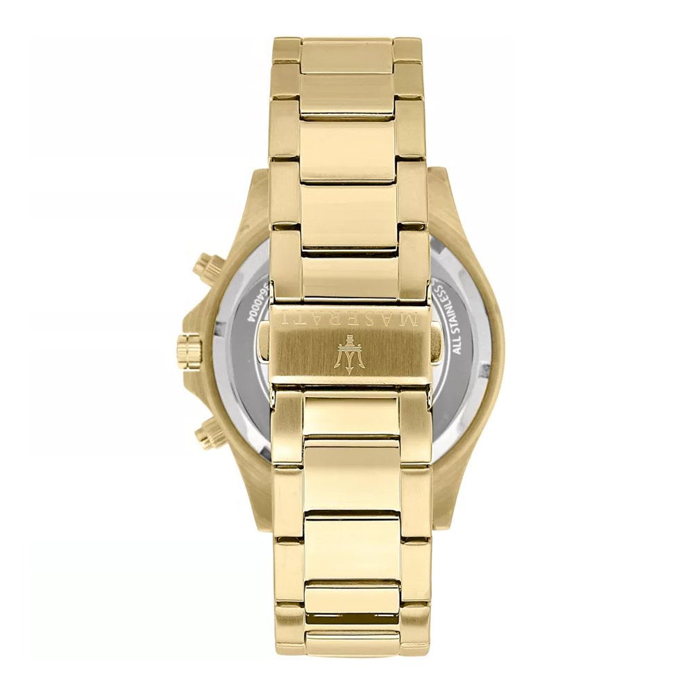 Maserati SFIDA Quartz Yellow Dial Gold Strap Watch For Men - R8873640005 Buy Now By Maserati