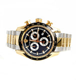 Versace V-Ray Chronograph Black Dial Two Tone Steel Strap Watch For Men - VE2I00421 Buy Now By Versace