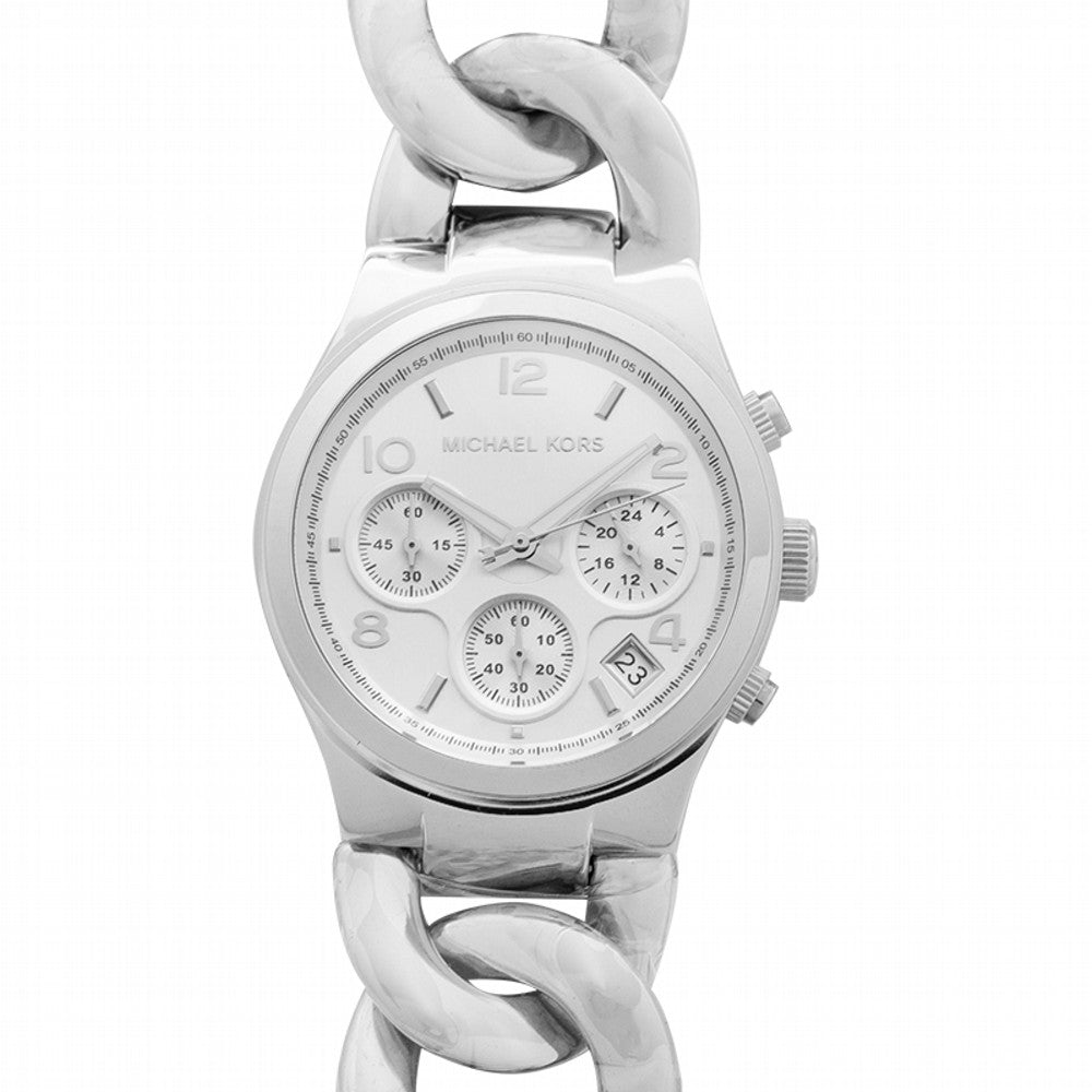Michael Kors Runway Twist Silver Dial Silver Stainless Steel Strap Watch for Women - MK3149 Buy Now By Michael Kors