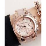 Michael Kors Blair Chronograph Rose Gold Dial Two Tone Steel Strap Watch for Women - MK5943 Buy Now By Michael Kors
