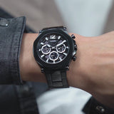 Guess Edge Chronograph Black Dial Black Steel Strap Watch For Men - GW0539G3 Buy Now By Guess