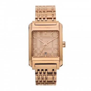 Burberry Nova Check Quartz Rose Gold Dial Rose Gold Steel Strap Watch for Women - BU1578 Buy Now By Burberry
