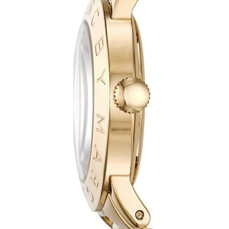 Marc Jacobs Amy Glitz Black Dial Gold Steel Strap Watch for Women - MBM3334 Buy Now By Marc Jacobs