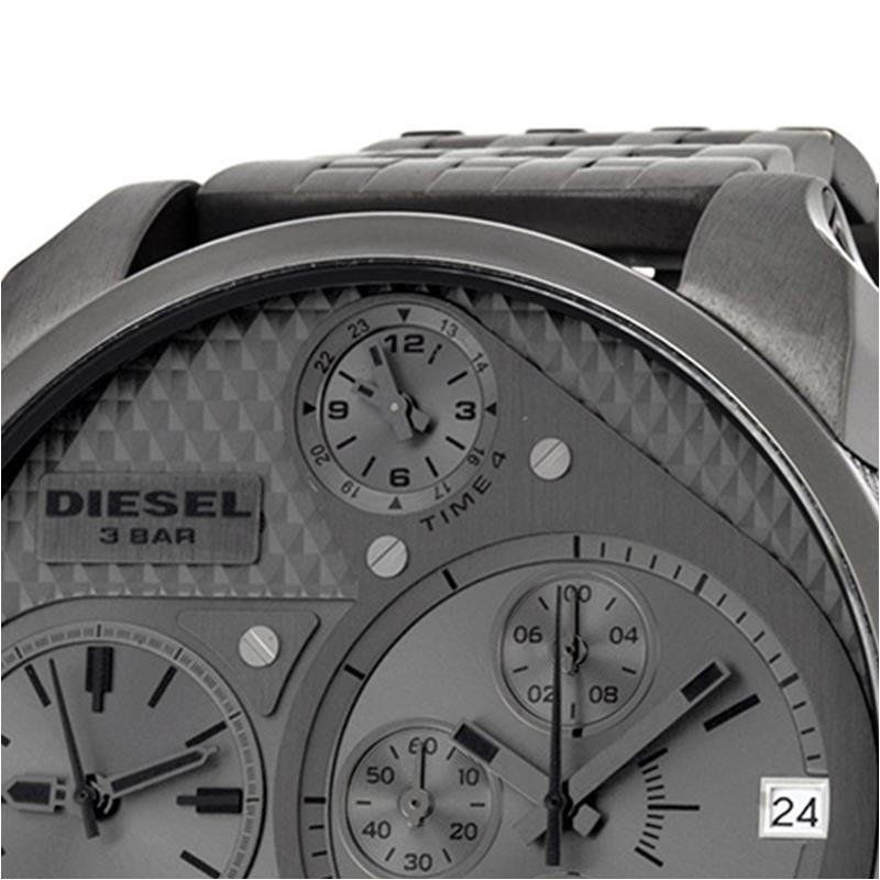 Diesel Mr Daddy 1.0 Gray Dial Gray Stainless Steel Watch For Men - DZ7247 Buy Now By Diesel
