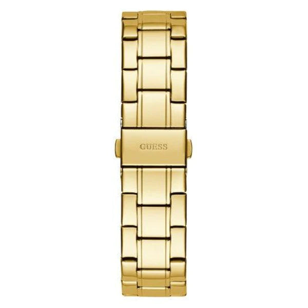 Guess Night Life Diamonds Black Dial Gold Steel Strap Watch for Women - GW0405L2 Buy Now By Guess