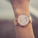 Michael Kors Parker Rose Gold Dial Rose Gold Steel Strap Watch for Women - MK5865 Buy Now By Michael Kors