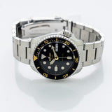 Seiko 5 Sports Automatic Black Dial Silver Steel Strap Watch For Men - SRPD57K1 Buy Now By Seiko