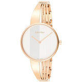 Calvin Klein Drift Silver Dial Gold Steel Strap Watch for Women - K6S2N516 Buy Now By Calvin Klein