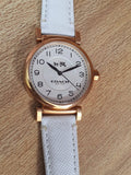 Coach Madison White Dial White Leather Strap Watch for Women - 14502408 Buy Now By Coach