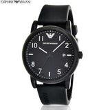 Emporio Armani Luigi Quartz Black Dial Black Silicon Strap Watch For Men - AR11071 Buy Now By Emporio Armani