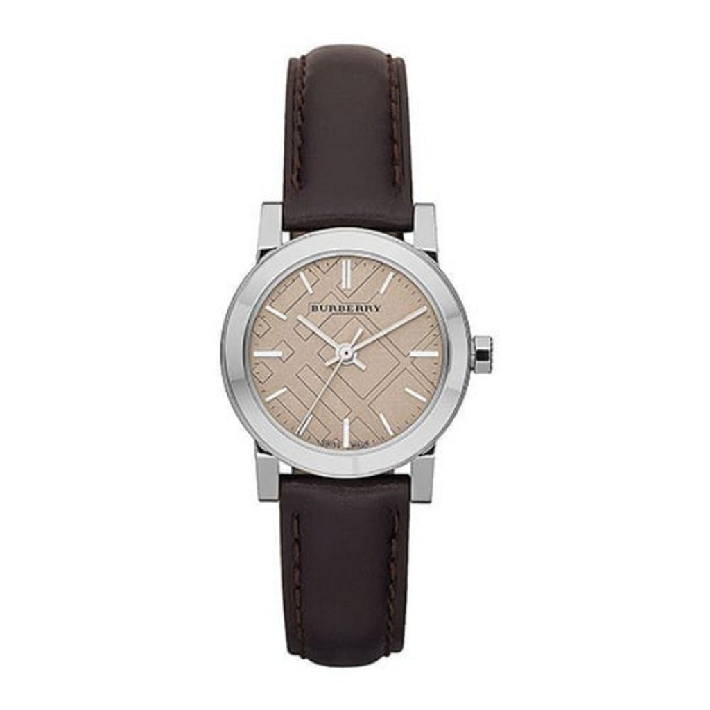 Burberry The City Beige Dial Brown Leather Strap Watch for Women - BU9208 Buy Now By Burberry