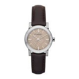 Burberry The City Beige Dial Brown Leather Strap Watch for Women - BU9208 Buy Now By Burberry