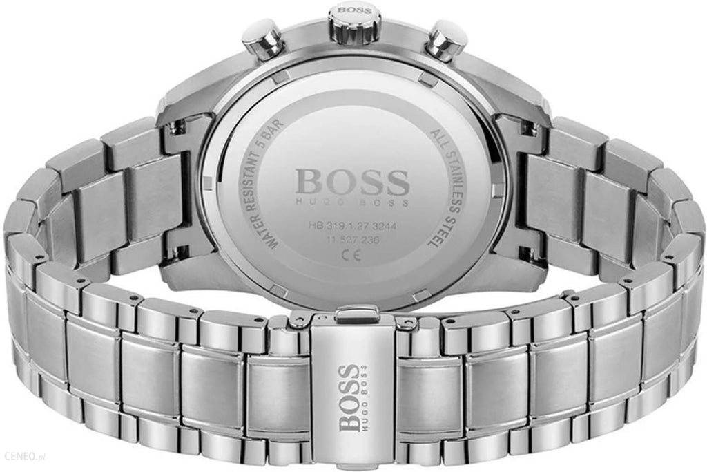Hugo Boss Skymaster Blue Dial Silver Steel Strap Watch for Men - 1513784 Buy Now By Hugo Boss