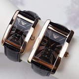 Emporio Armani Classic Black Dial Black Leather Strap Watch For Men - AR0168 Buy Now By Emporio Armani