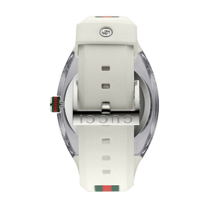 Gucci Sync XXL White Dial White Rubber Strap Watch For Men - YA137102 Buy Now By Gucci