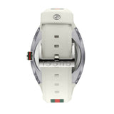 Gucci Sync XXL White Dial White Rubber Strap Watch For Men - YA137102 Buy Now By Gucci