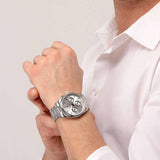 Maserati Competizione Silver Dial Silver Steel Strap Watch For Men - R8853100018 Buy Now By Maserati