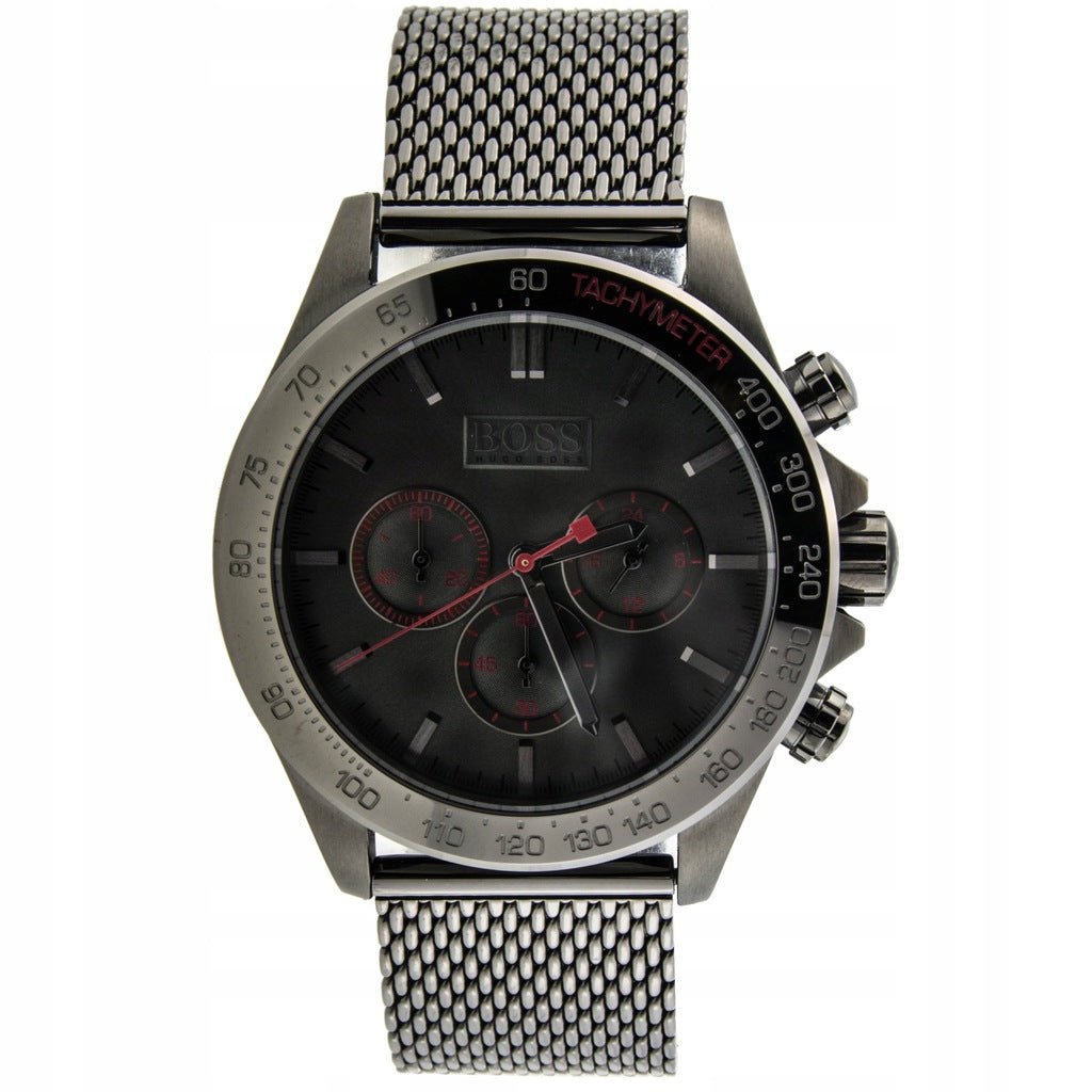 Hugo Boss Ikon Grey Dial Grey Mesh Bracelet Watch for Men - 1513443 Buy Now By Hugo Boss