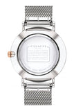 Coach Perry White Dial Silver Mesh Bracelet Watch for Women - 14503124 Buy Now By Coach
