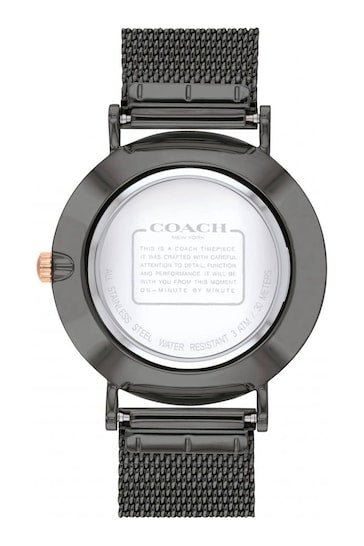 Coach Perry Grey Dial Grey Mesh Bracelet Watch for Women - 14503127 Buy Now By Coach