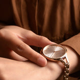 Calvin Klein Graphic Silver Dial Rose Gold Steel Strap Watch for Women - K7E23646 Buy Now By Calvin Klein