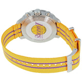 Tissot Quickster Chronograph NBA LA Lakers White Dial Yellow NATO Strap Watch for Men - T095.417.17.037.05 Buy Now By Tissot
