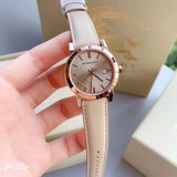 Burberry The City Gold Dial Beige Leather Strap Watch for Women - BU9210 Buy Now By Burberry