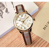 Burberry The Classic Gold Dial Brown Leather Strap Watch for Women - BU10114 Buy Now By Burberry