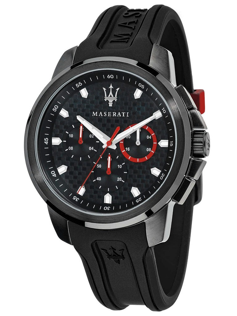 Maserati SFIDA Chronograph Quartz Stainless Steel Black Dial Watch For Men - R8851123007 Buy Now By Maserati