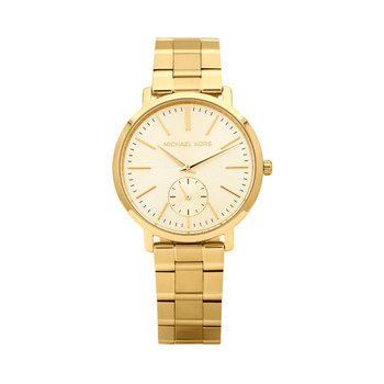 Michael Kors Jaryn Analog Quartz Gold Dial Gold Steel Strap Watch For Women - MK3500 Buy Now By Michael Kors