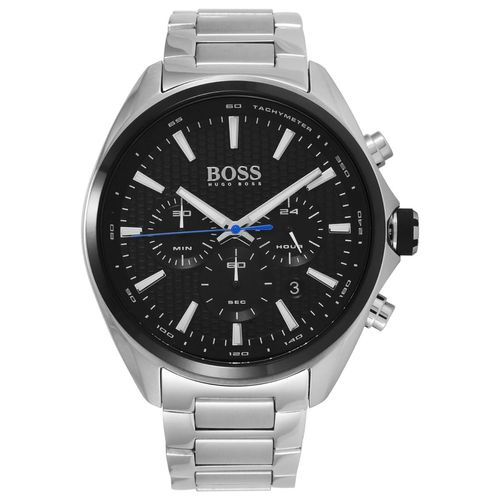 Hugo Boss Montre Distinct Black Dial Silver Steel Strap Watch for Men - 1513857 Buy Now By Hugo Boss