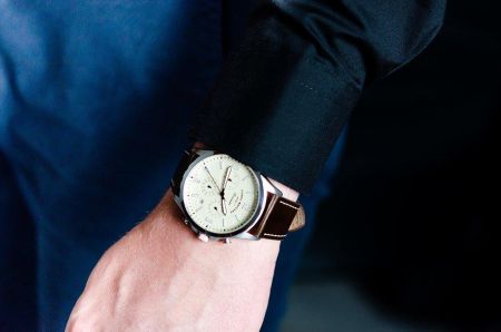 Fossil Forrester Chronograph White Dial Brown Leather Strap Watch for Men - FS5696 Buy Now By Fossil