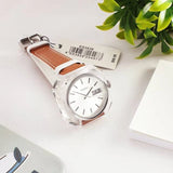 Fossil Candy White Dial Brown Leather Strap Watch for Women - ES3538 Buy Now By Fossil