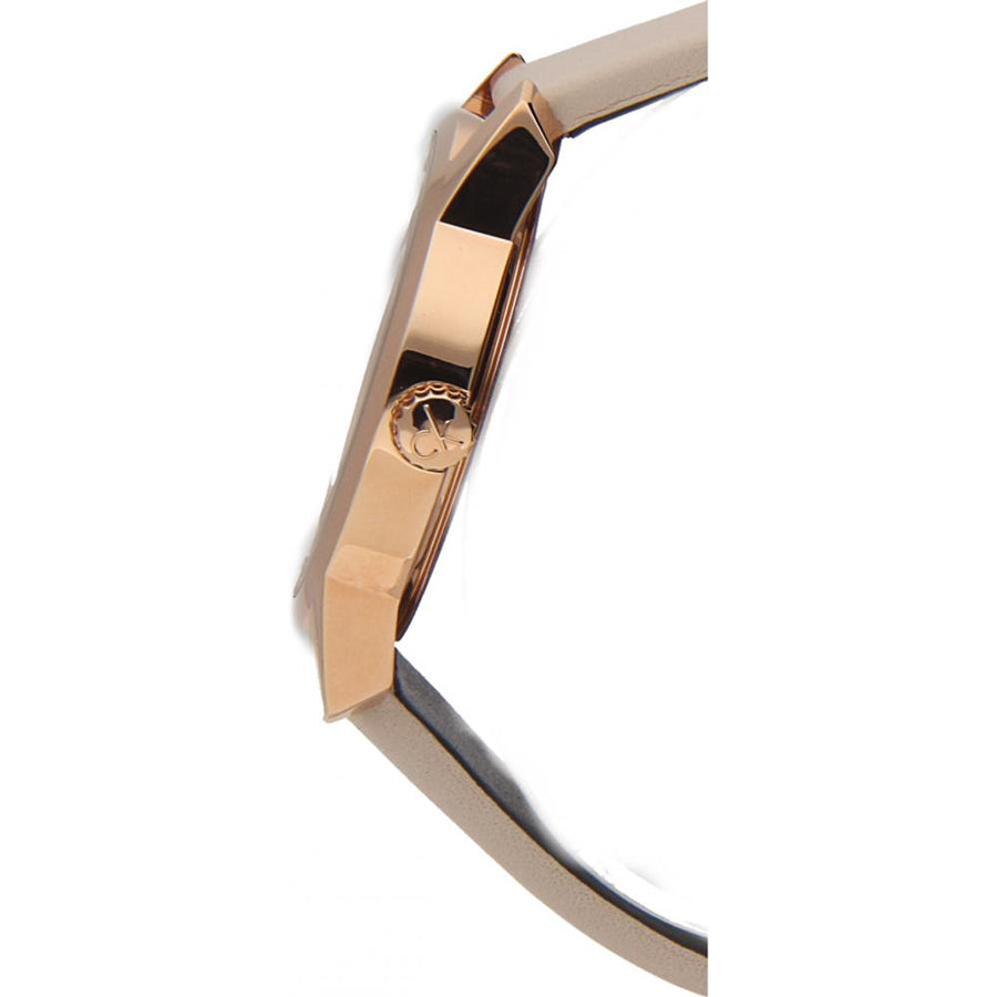 Calvin Klein City Silver Dial White Leather Strap Watch for Women - K2G236X6 Buy Now By Calvin Klein