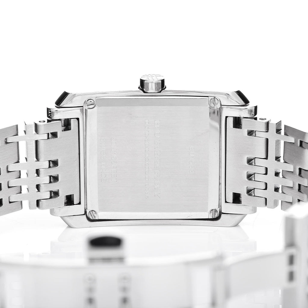 Burberry Heritage Diamond White Dial Silver Stainless Steel Strap Watch for Women - BU1583 Buy Now By Burberry
