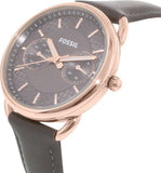 Fossil Tailor Grey Dial Grey Leather Strap Watch for Women - ES3913 Buy Now By Fossil