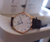 Daniel Wellington Dapper Bristol White Dial Brown Leather Strap Watch For Women - DW00100094 Buy Now By Daniel Wellington