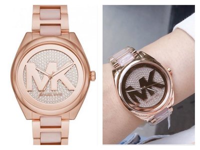 Michael Kors Janelle Three Hand Rose Gold Dial Two Tone Steel Strap Watch For Women - MK7089 Buy Now By Michael Kors
