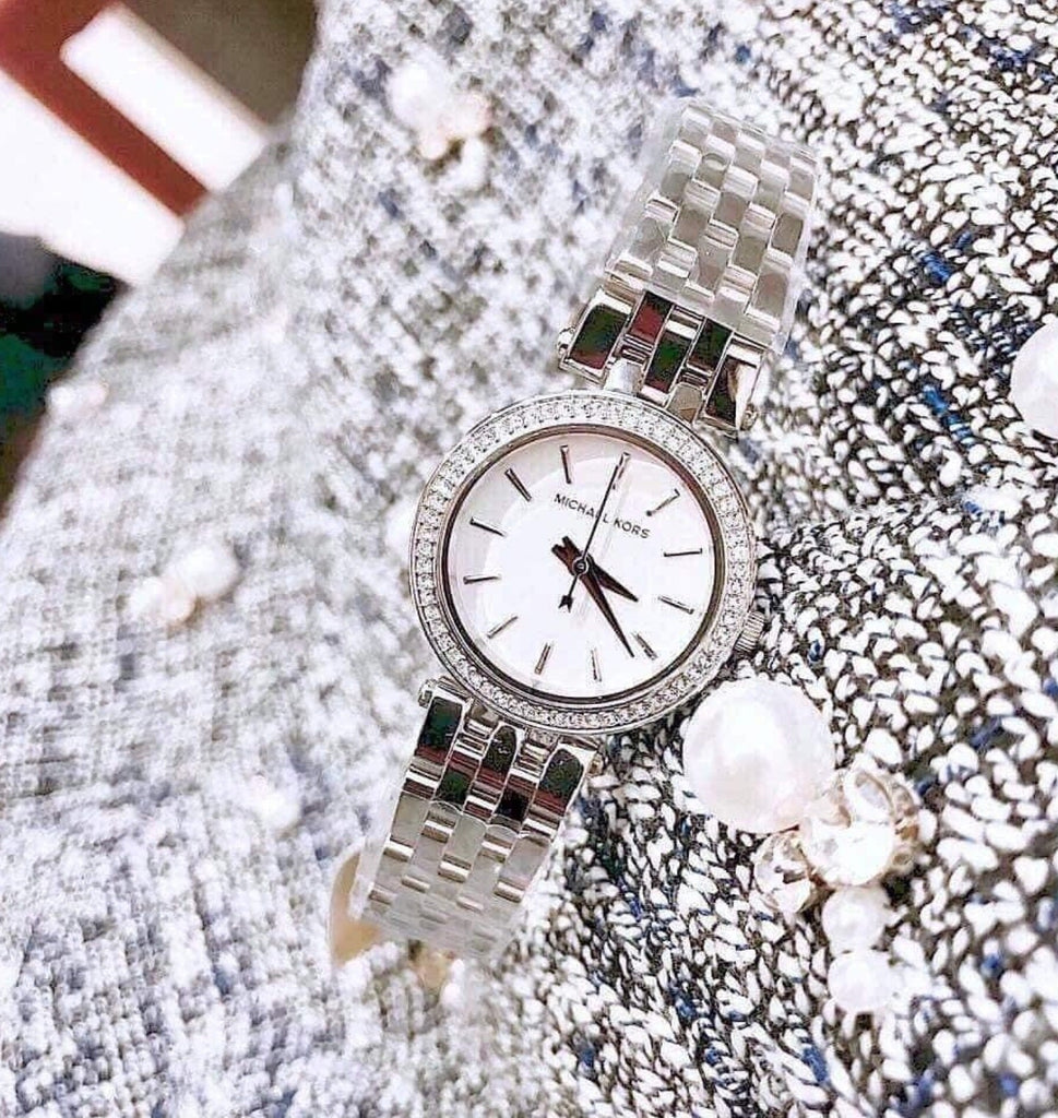 Michael Kors Darci Silver Dial Silver Steel Strap Watch for Women - MK3294 Buy Now By Michael Kors