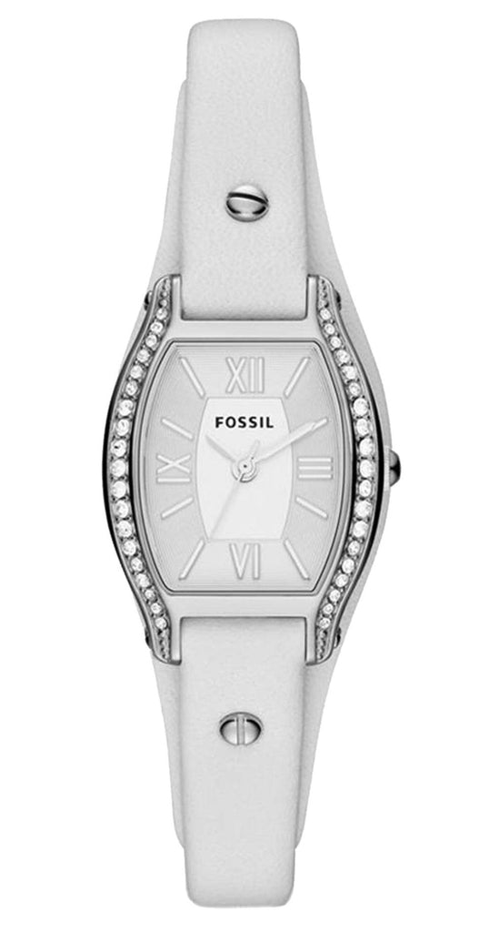Fossil Molly White Dial White Leather Strap Watch for Women - ES3288 Buy Now By Fossil