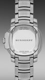 Burberry The Britain Diamonds Mother of Pearl Dial Silver Steel Strap Watch for Women - BBY1804 Buy Now By Burberry