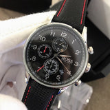 Hugo Boss Navigator Black Dial Black Leather Strap Watch for Men - 1513535 Buy Now By Hugo Boss